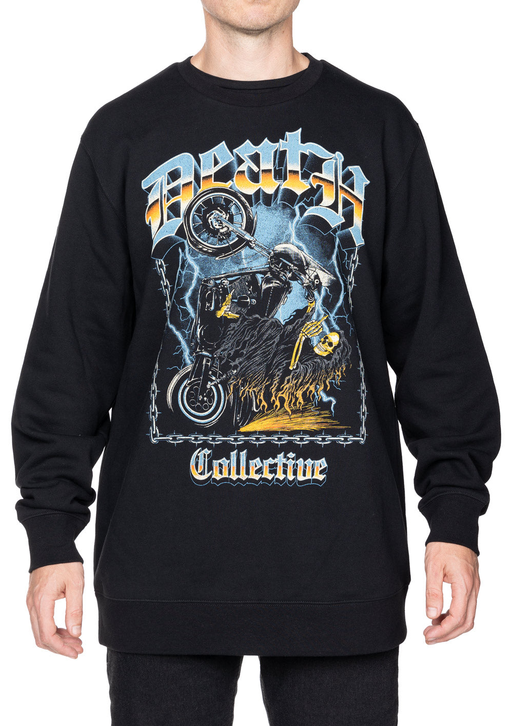 Metal Crew Neck Sweatshirt