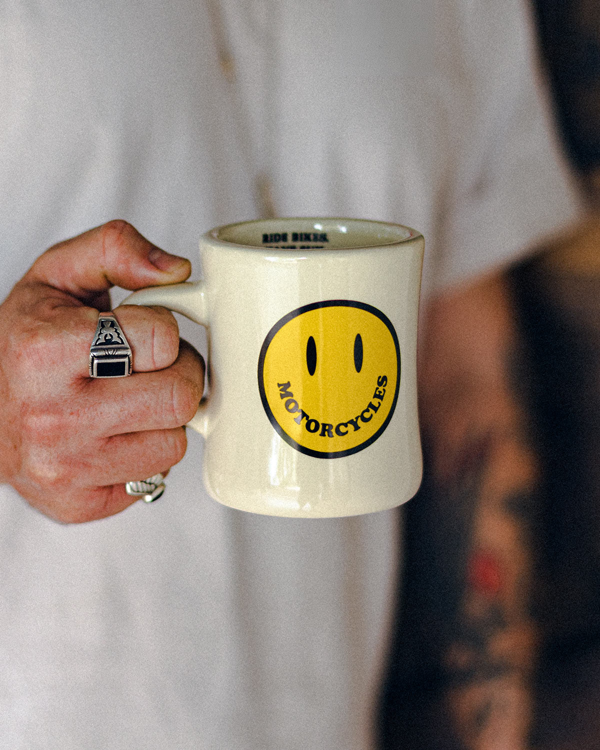 Smiley Retro Diner Mug