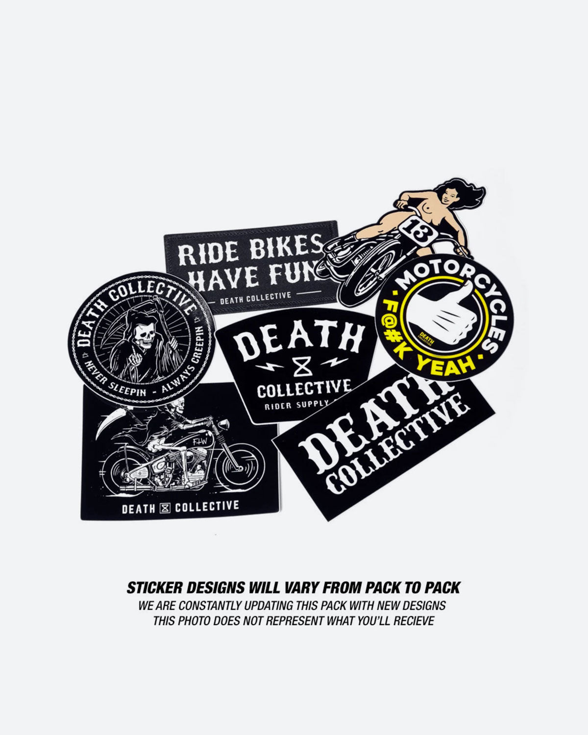 Death Collective Sticker Pack